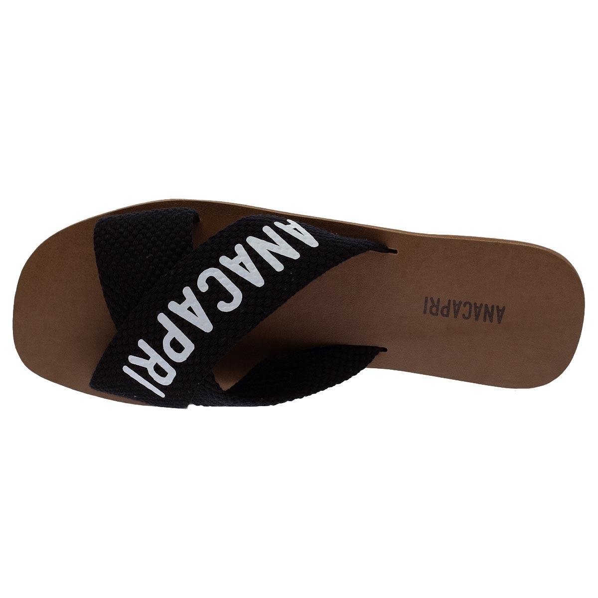 Rasteira Feminina Anacapri C30244 Preto Preto 3