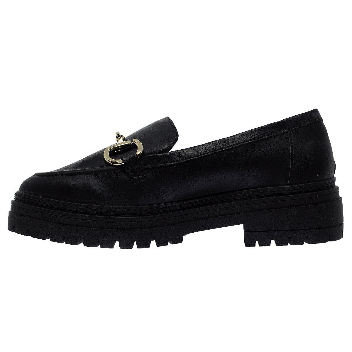 Mocassim Feminino Anacapri C30454 Preto Preto 2