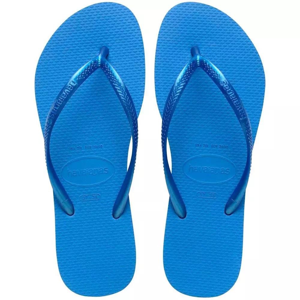 Chinelo Slim Feminino Havainas 4000030 Azul
