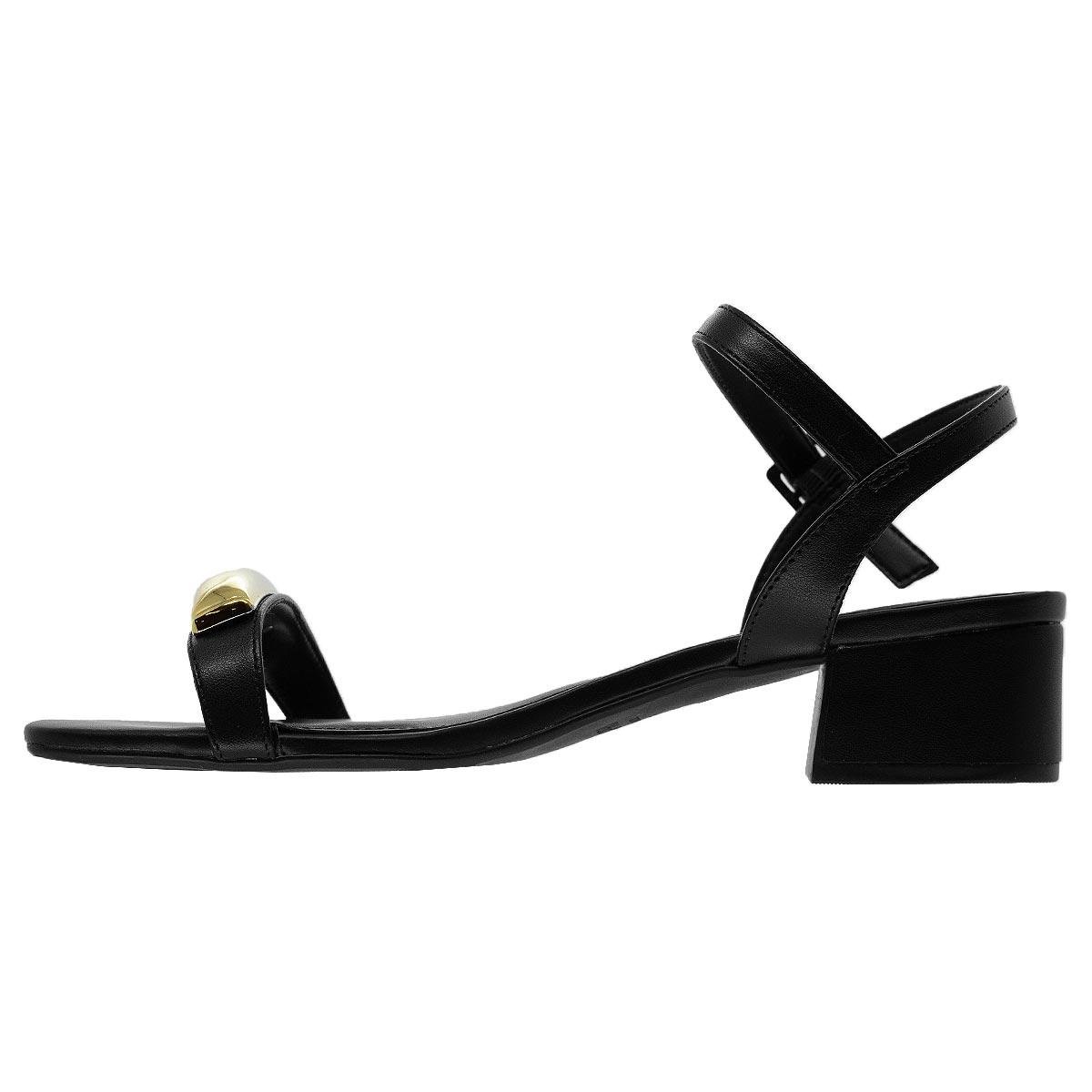 Sandália Salto Baixo Feminino Anacapri C30048900760005U Preto Preto 2