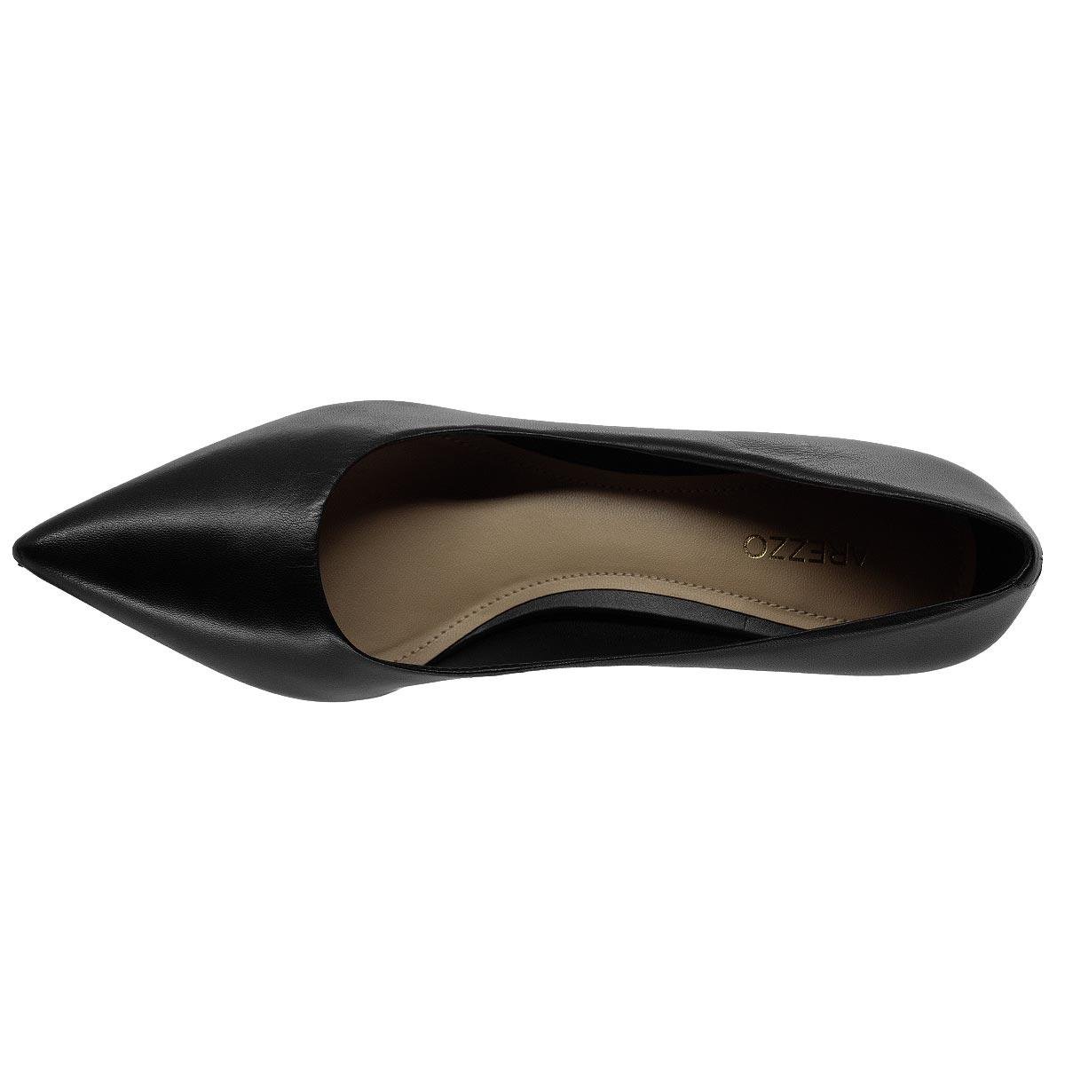 Sapato Scarpin Feminino Arezzo A11904 Preto Preto 3