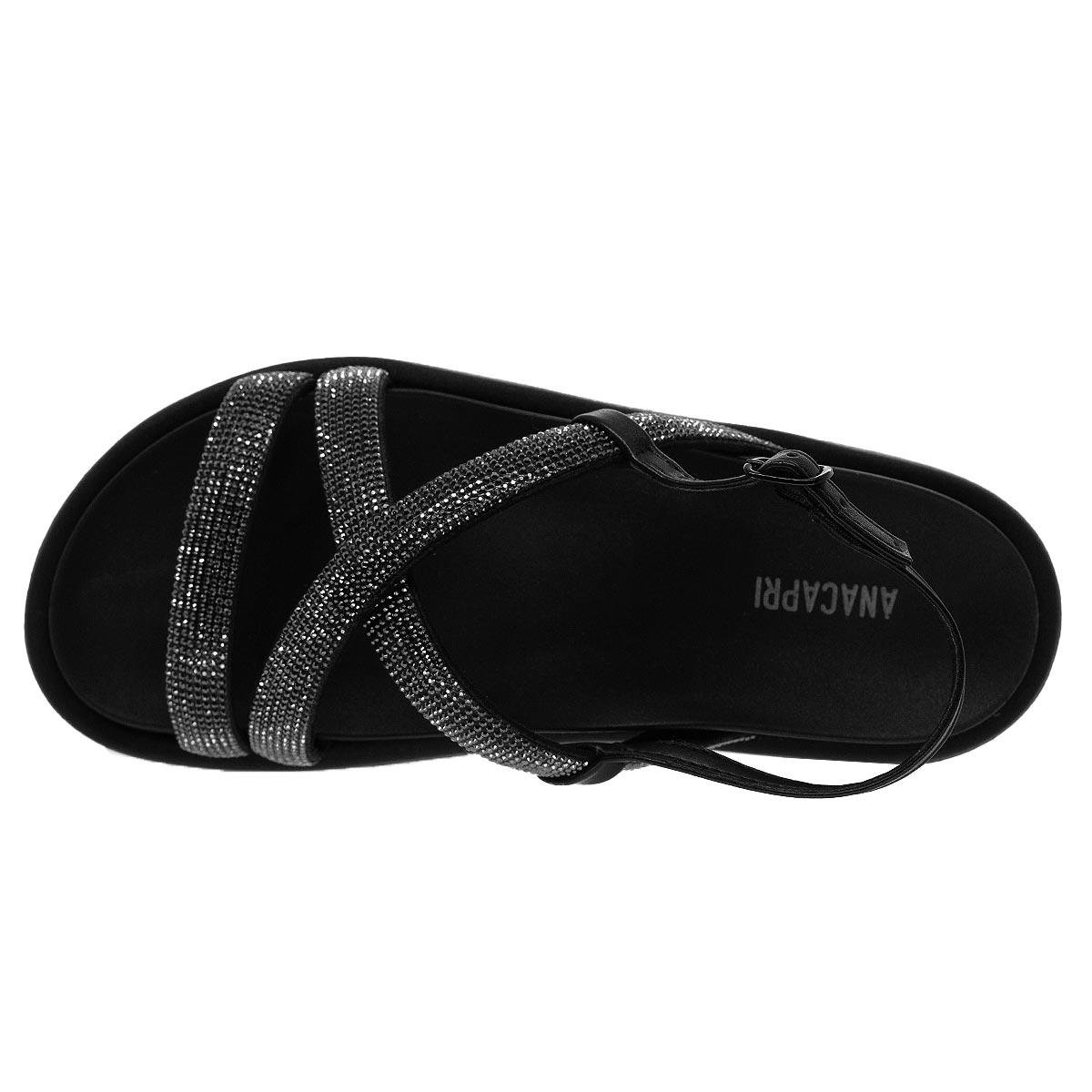 Tamanco Papete Feminino Anacapri C30380 Preto Preto 3