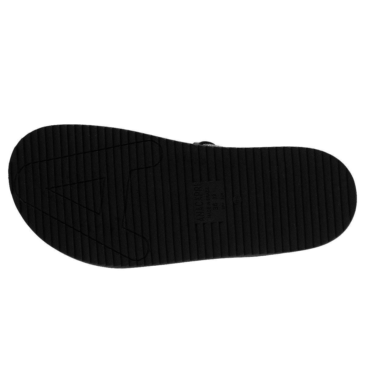 Tamanco Papete Feminino Anacapri C30380 Preto Preto 4