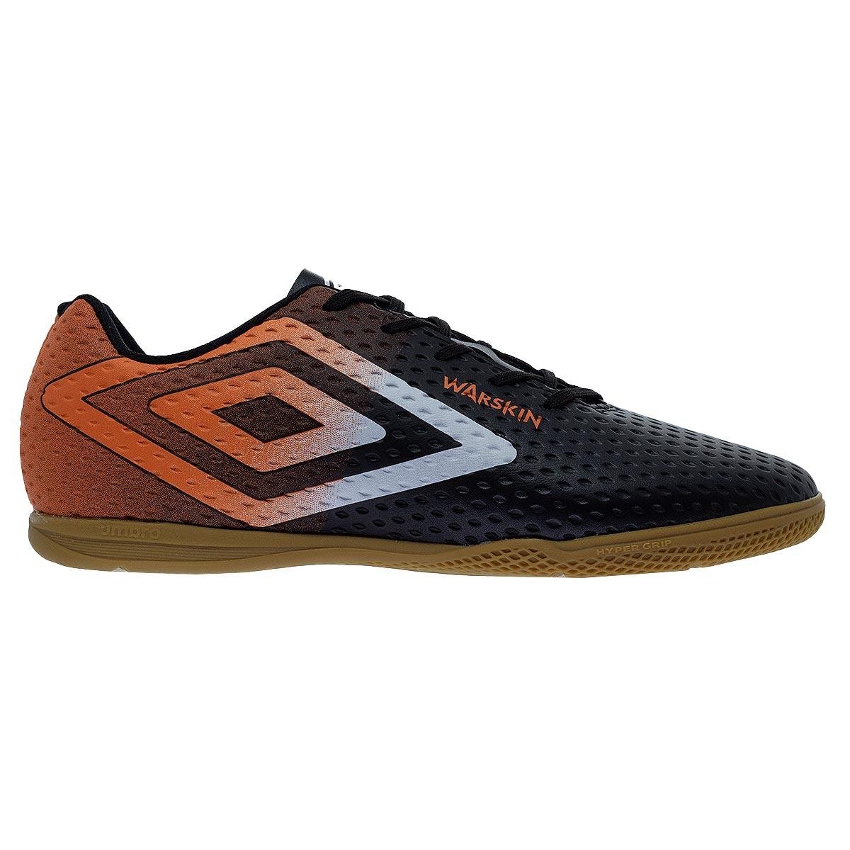 Chuteira Masculino Indoor Umbro Warskin Preto