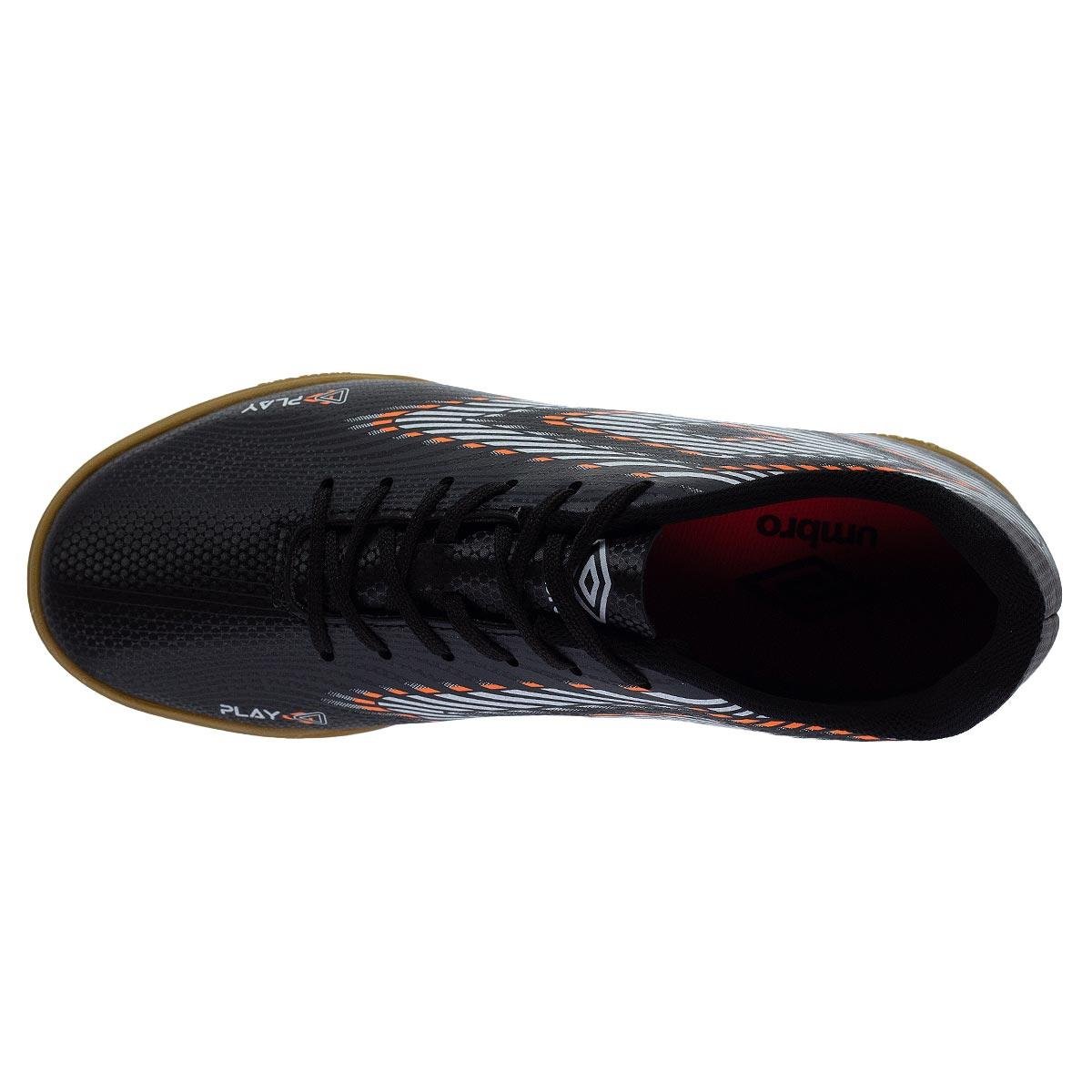 Chuteira Masculino Indoor Umbro Play Preto Preto 3