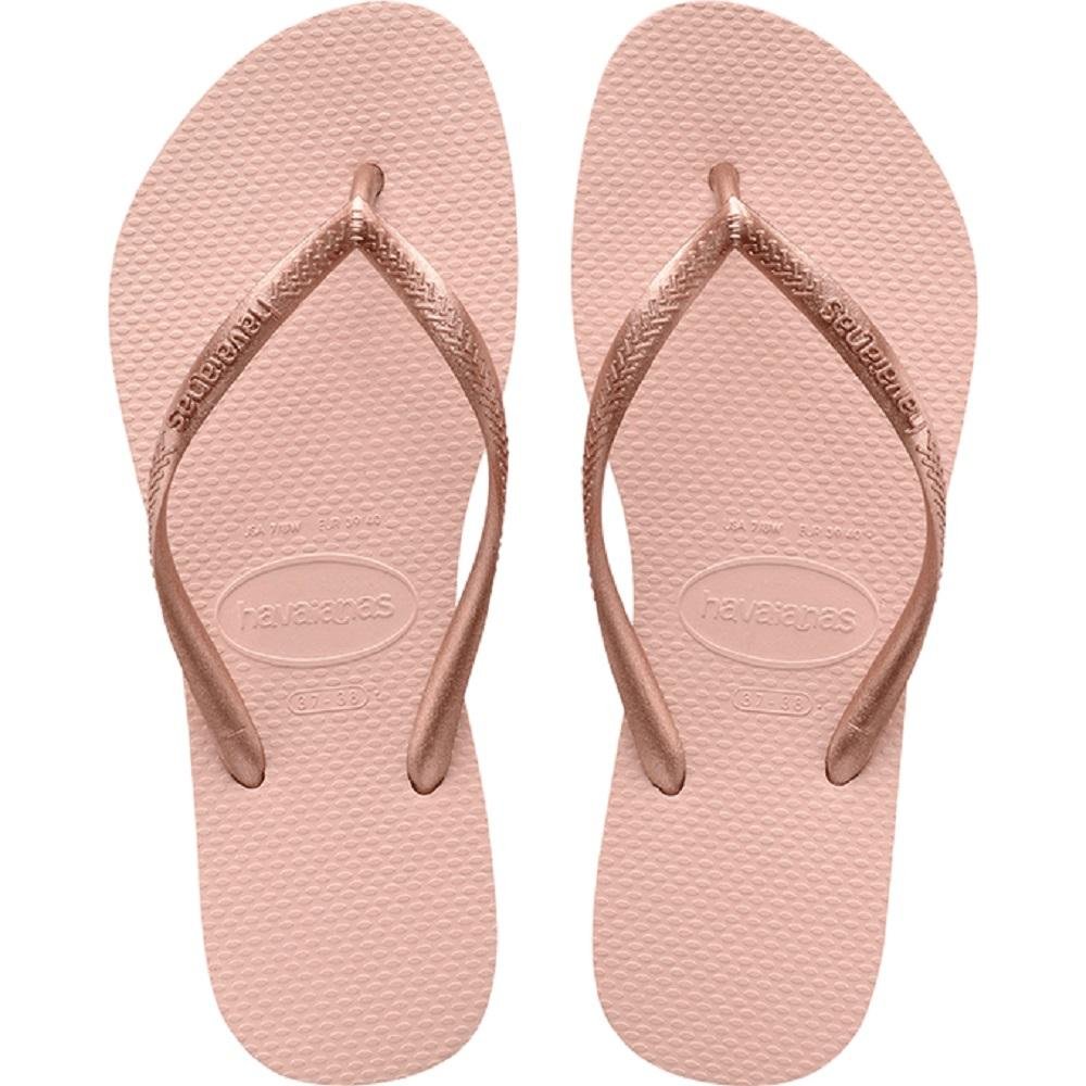 Chinelo Havaianas Slim Basico Feminina Rosa