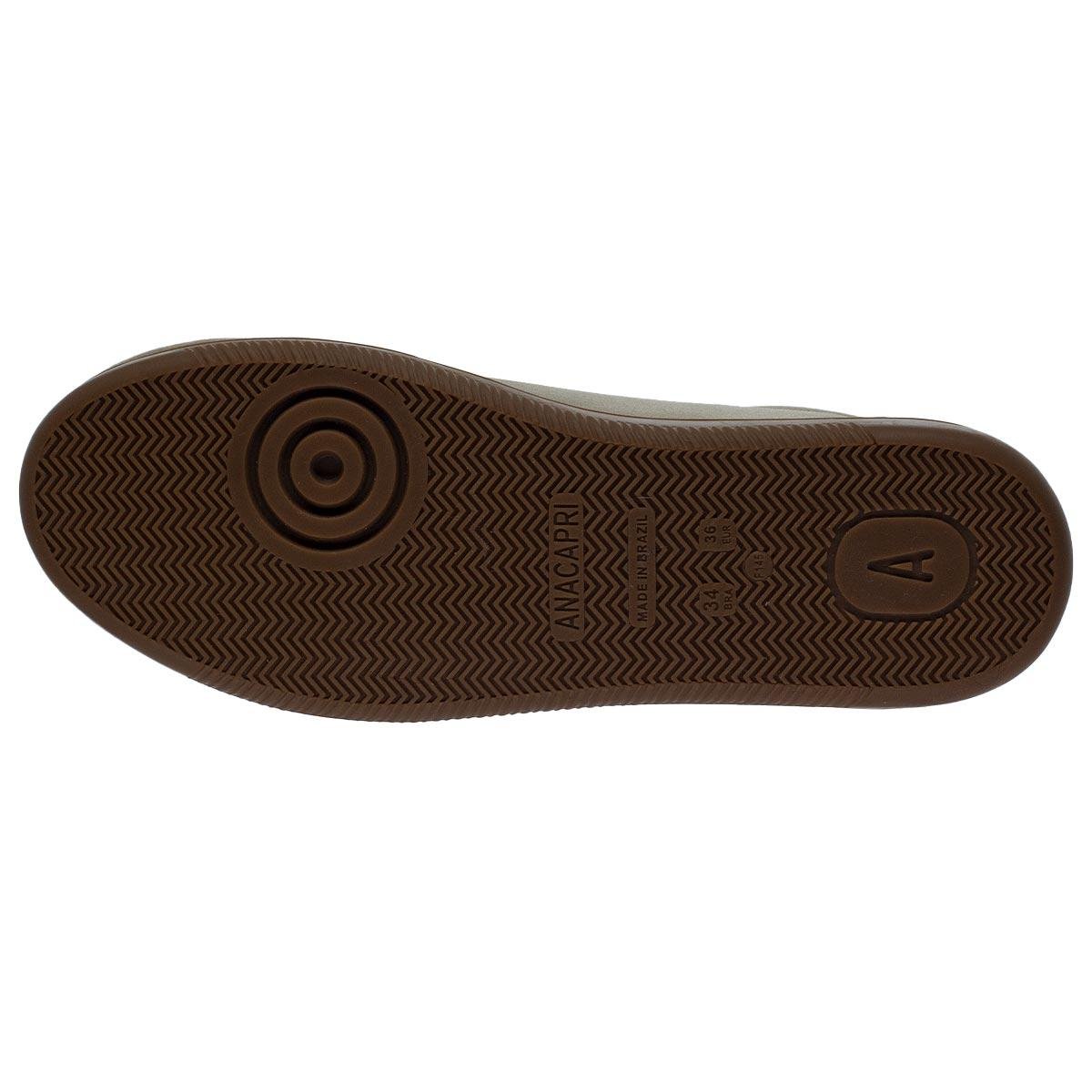 Tênis Casual Feminino Anacapri C3579 Nude Nude 4