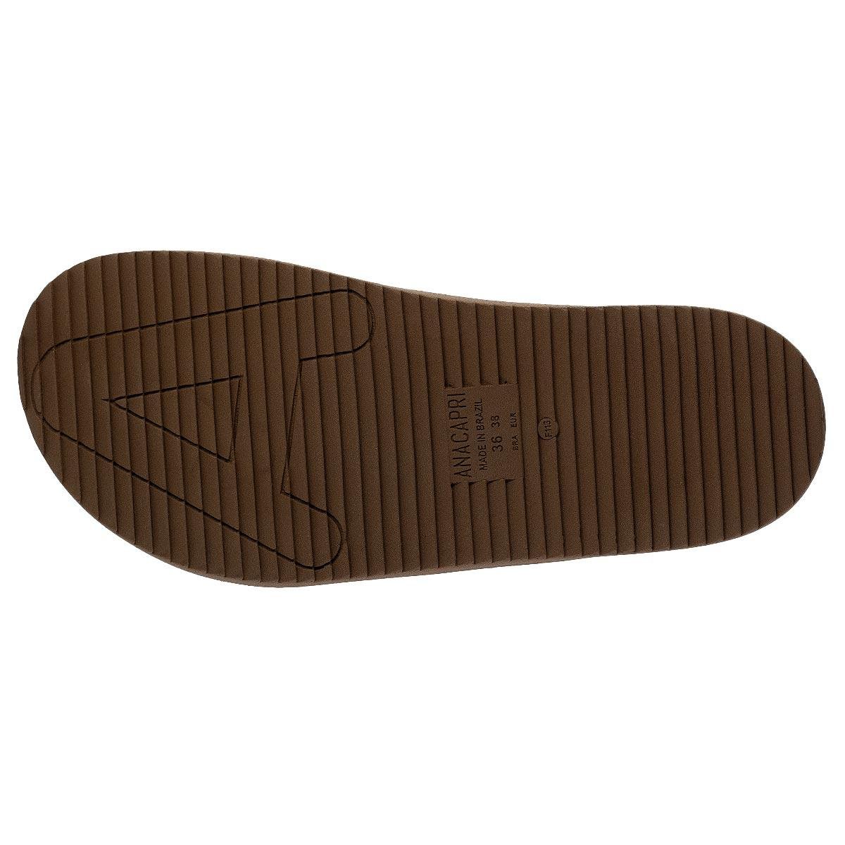 Tamanco Papete Feminino Anacapri C30380 Marrom Marrom 4