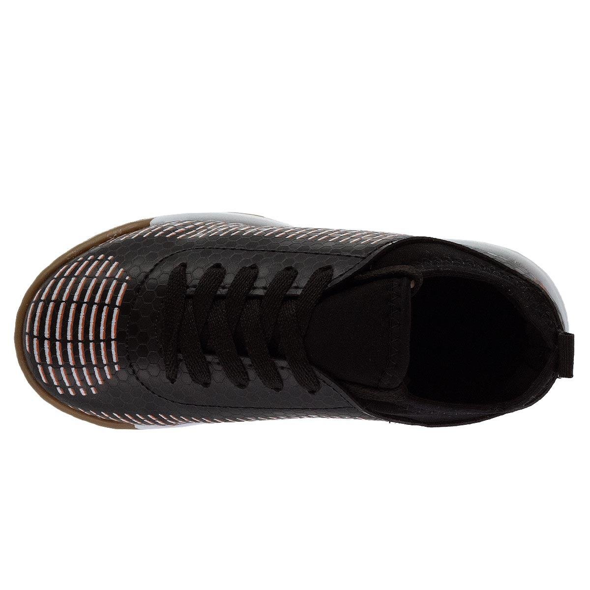 Chuteira Indoor Infantil Menino Molekinho 2856.106 Preto Preto 3