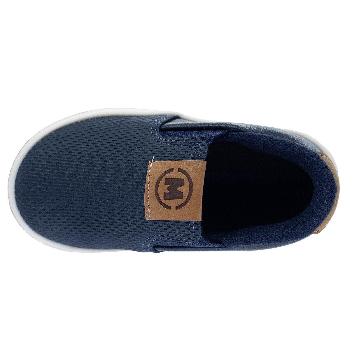 Tênis Slip On Infantil Menino Molekinho 2623.100 Marinho Azul Marinho 3