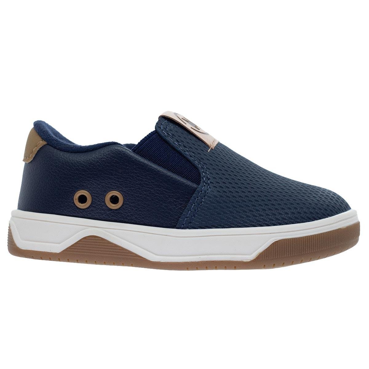Tênis Slip On Infantil Menino Molekinho 2623.100 Marinho