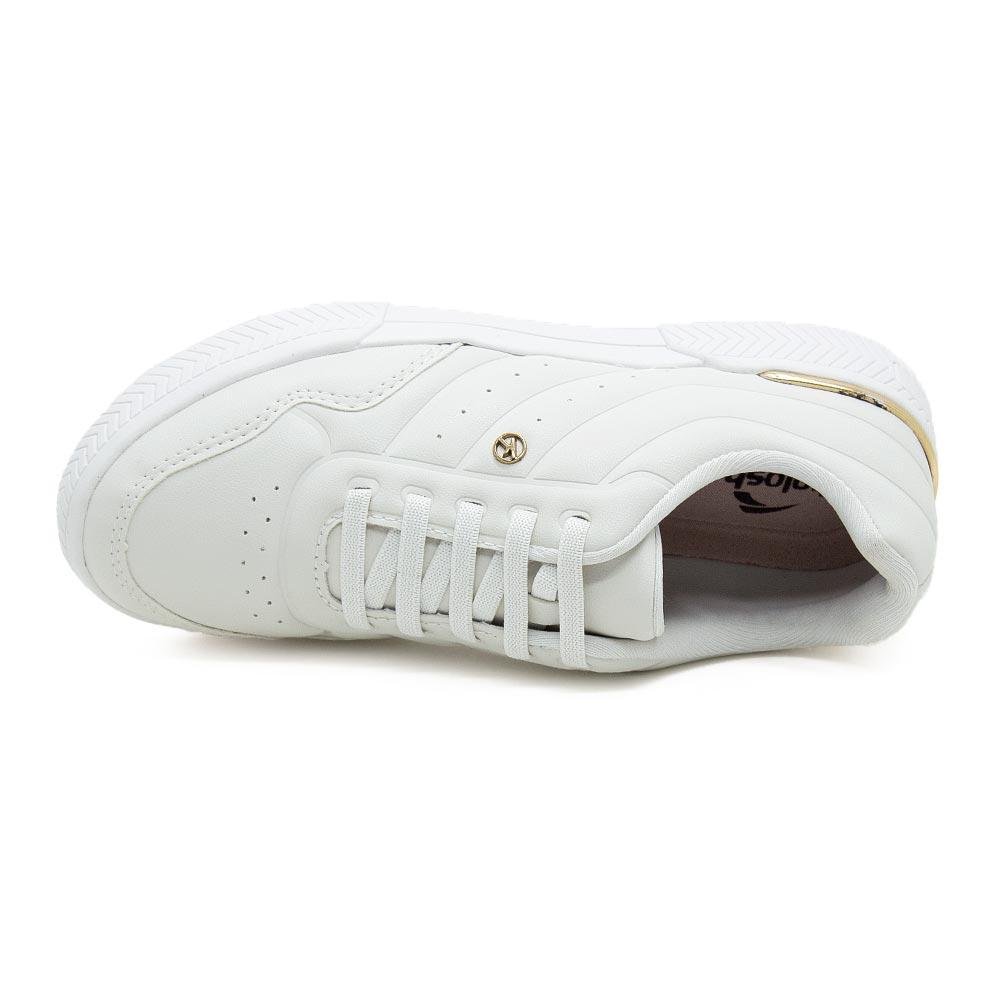 Tenis Feminino Kolosh Casual C3013 Branco Branco 3