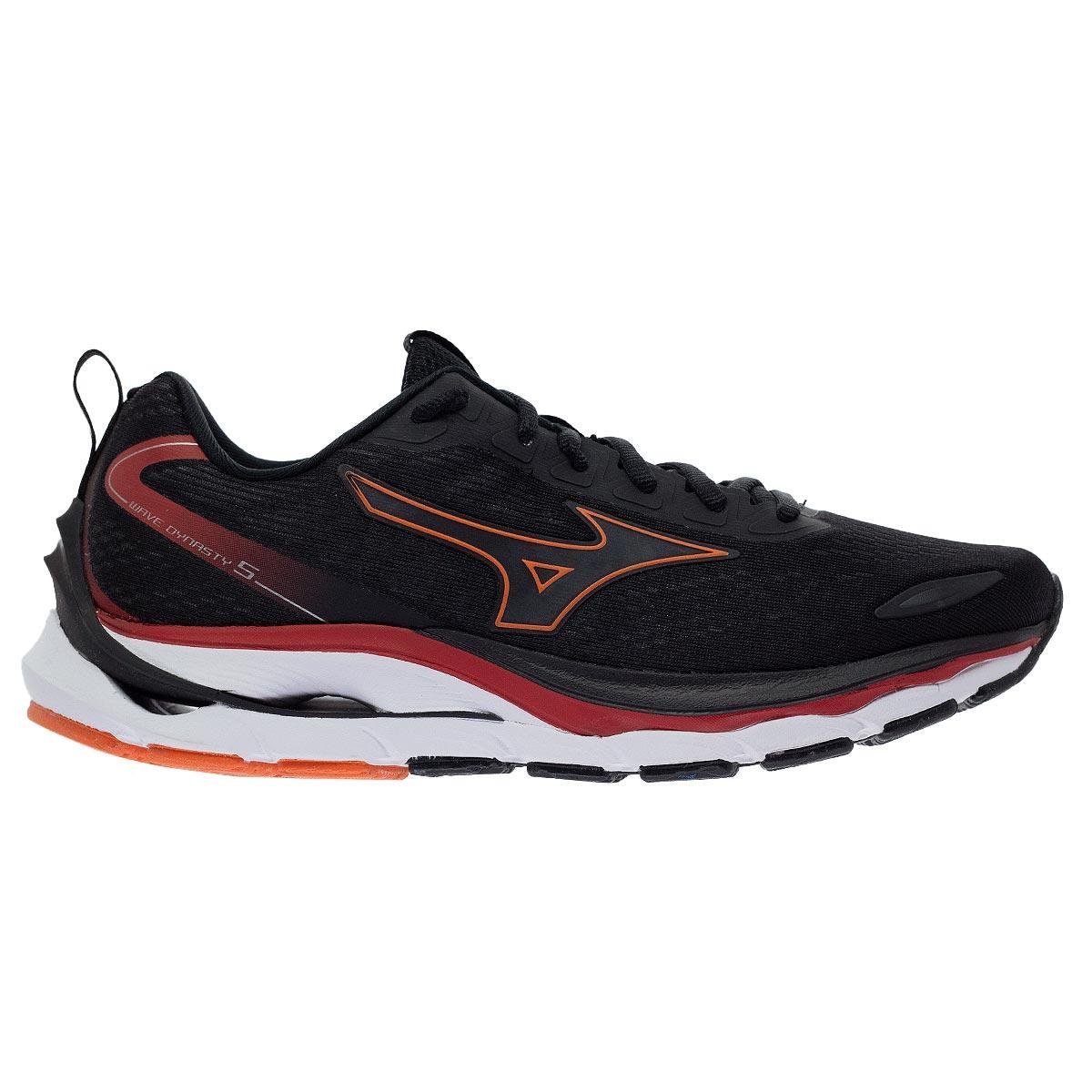 Tênis de Corrida Masculino Mizuno Wave Dynasty 5 Preto
