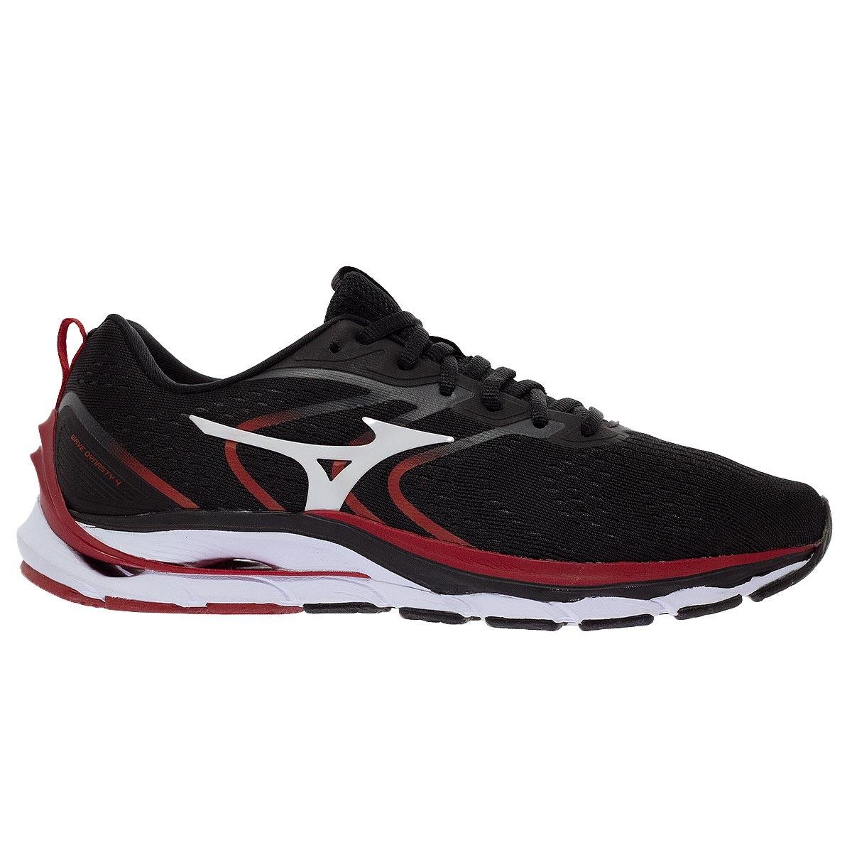 Tênis de Corrida Masculino Mizuno Wave Dynasty 4 Preto