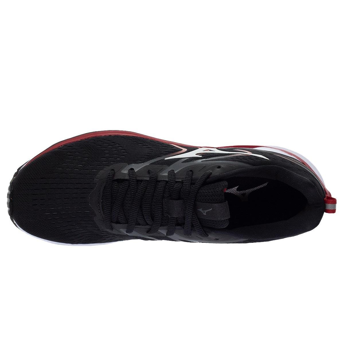 Tênis de Corrida Masculino Mizuno Wave Dynasty 4 Preto Preto 3