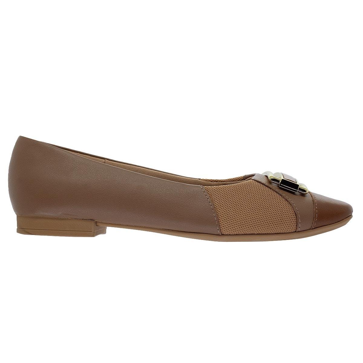 Sapatilha Feminina Joanete Usaflex AG4003002 Camel