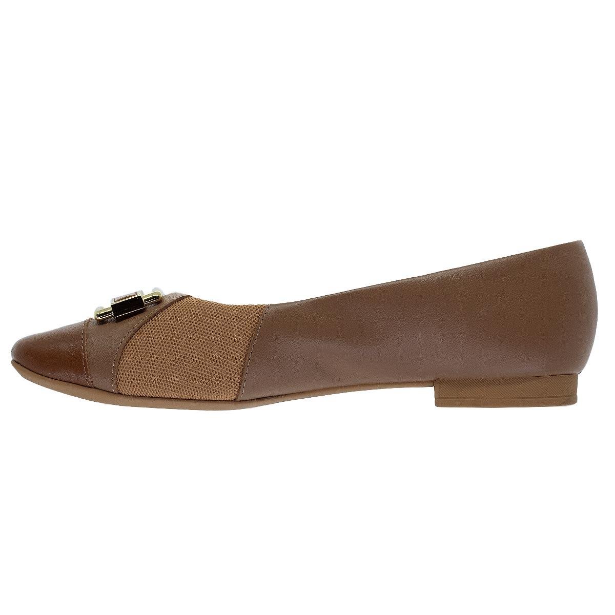 Sapatilha Feminina Joanete Usaflex AG4003002 Camel Camel 2
