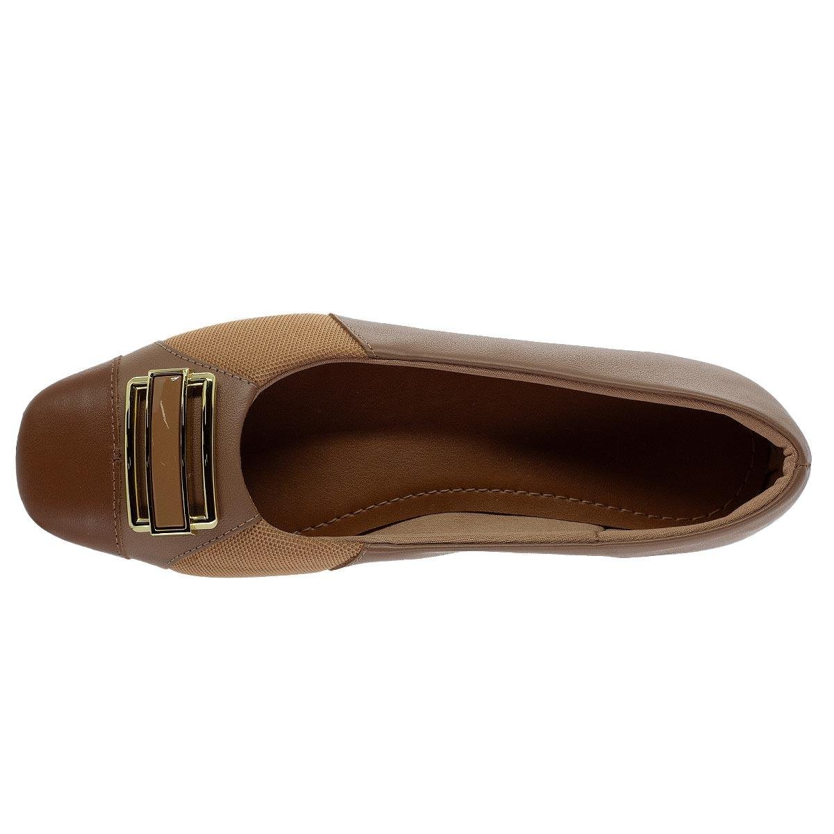Sapatilha Feminina Joanete Usaflex AG4003002 Camel Camel 3