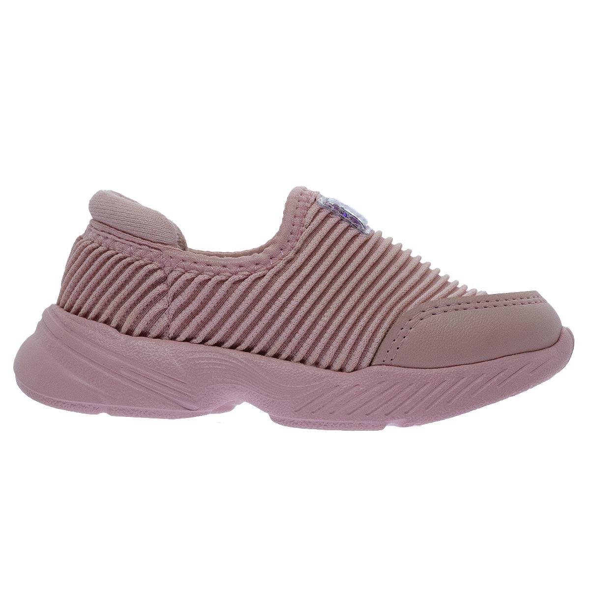Tênis Casual Infantil Menina Molekinha 2709.213 Rosa