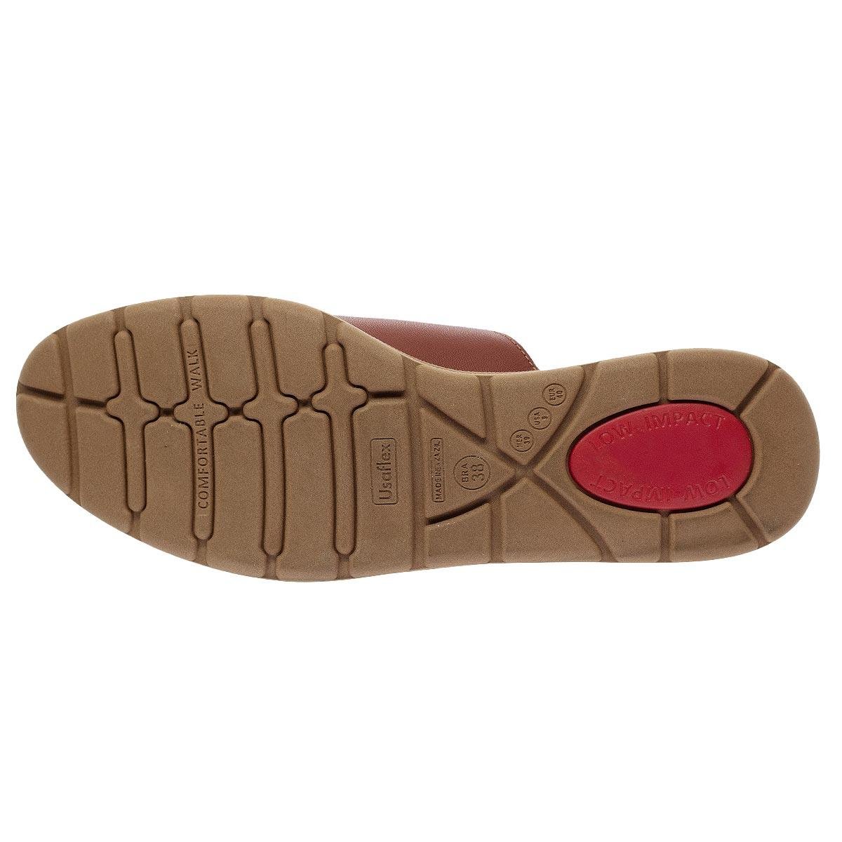 Tamanco Anabela Feminina Usaflex AC2311006 Bronze Bronze 4