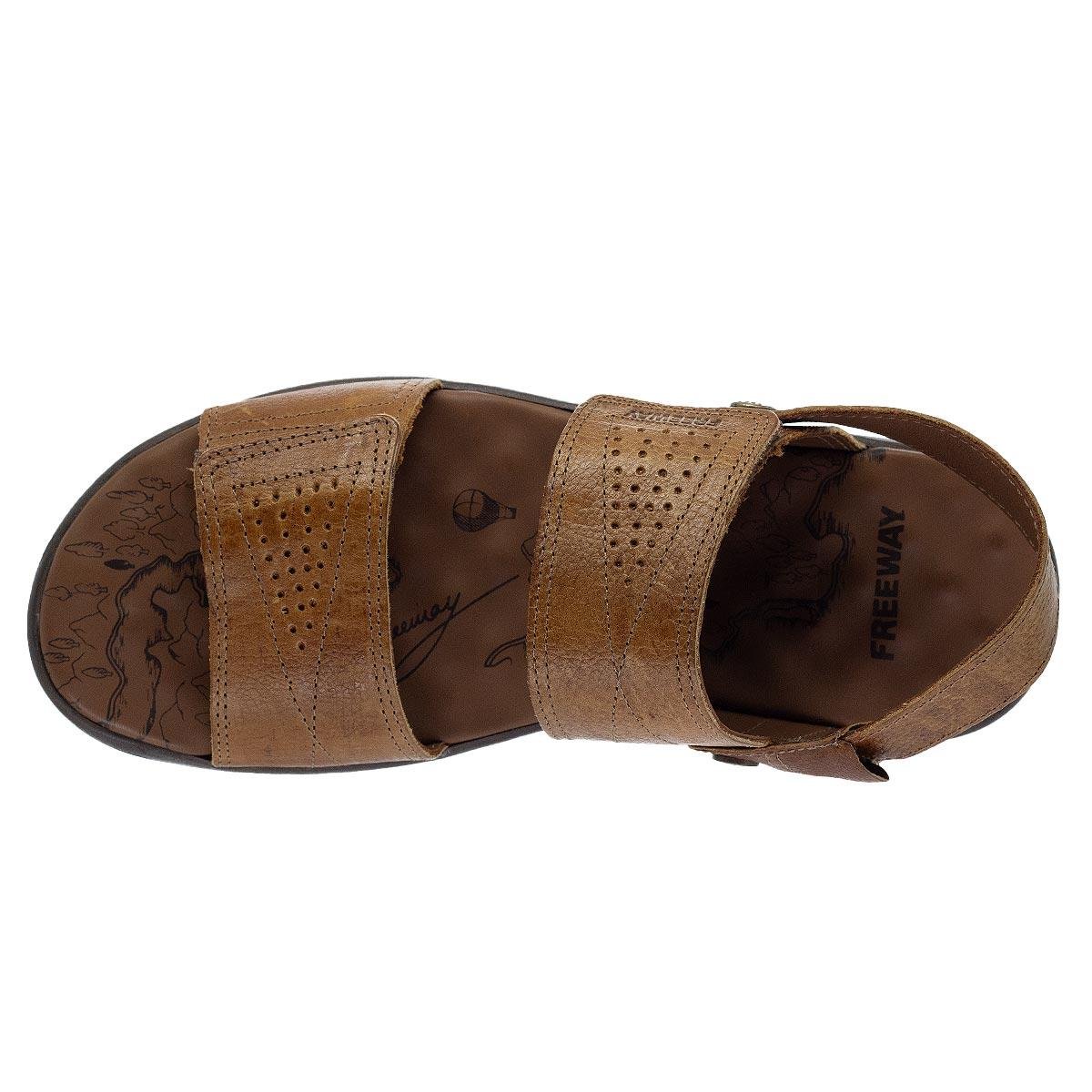 Sandália Masculina Freeway Cool 3246 Marrom Marrom 3