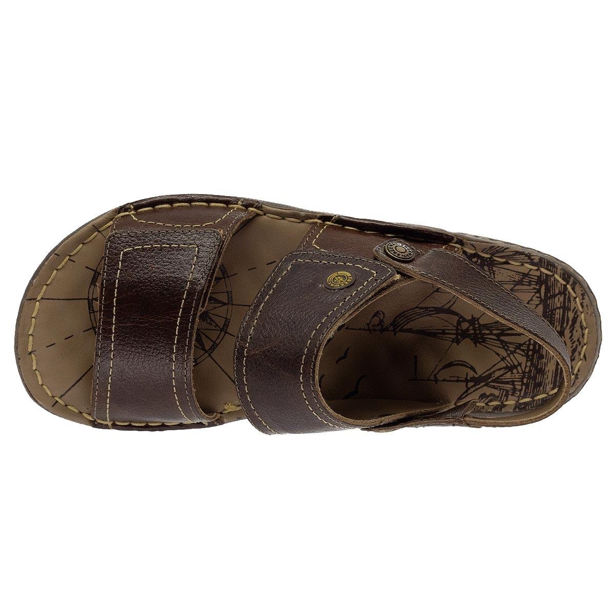 Sandália Masculina Freeway Solon1 1091 Marrom Marrom 3