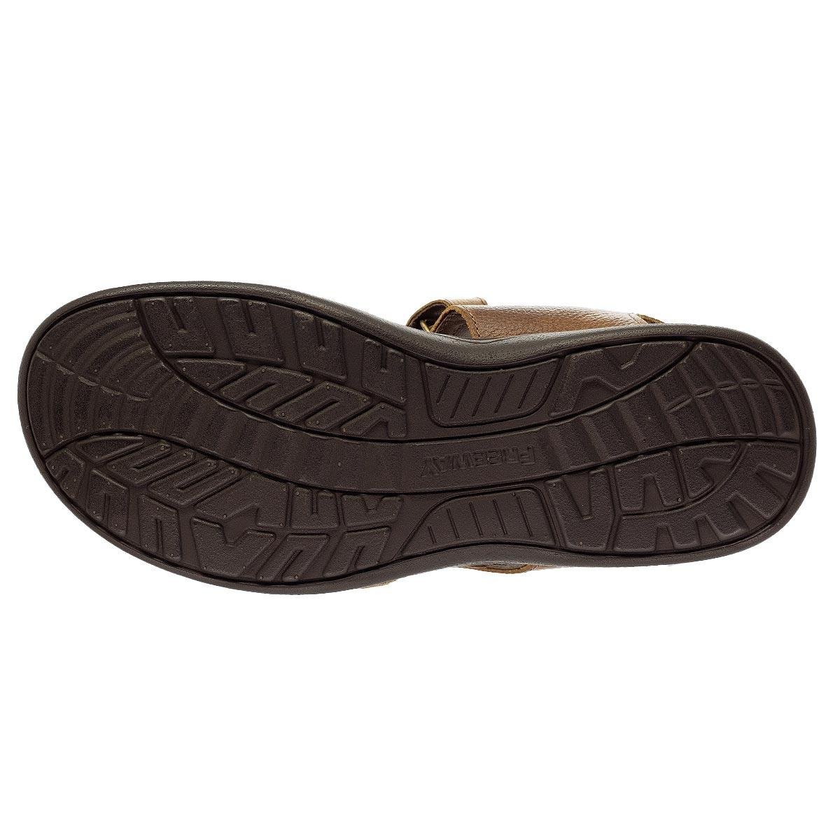Sandália Masculina Freeway Nap 3246 Marrom Marrom 4