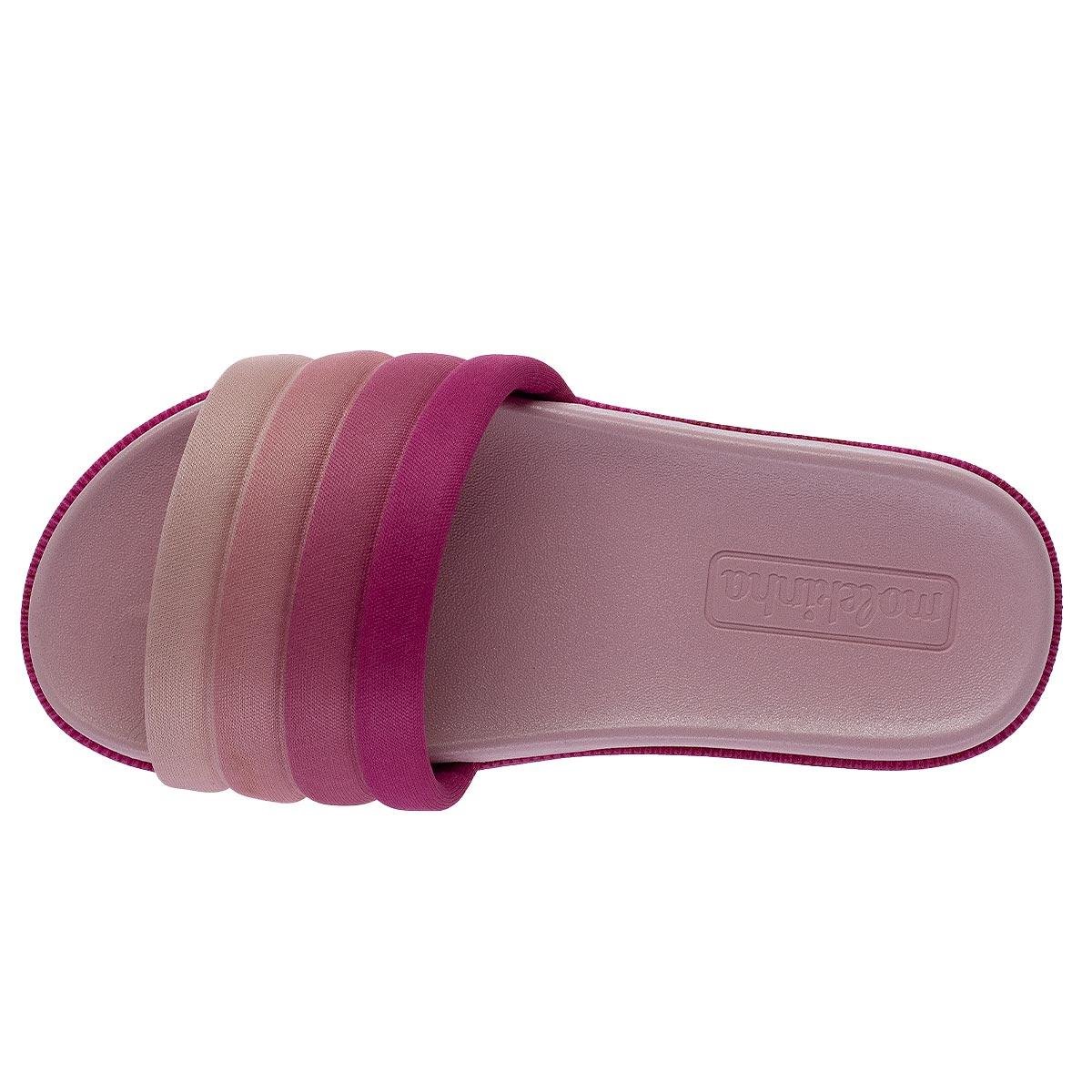 Chinelo Slide Menina infantil Molekinha 2352.102 Rosa Rosa 3