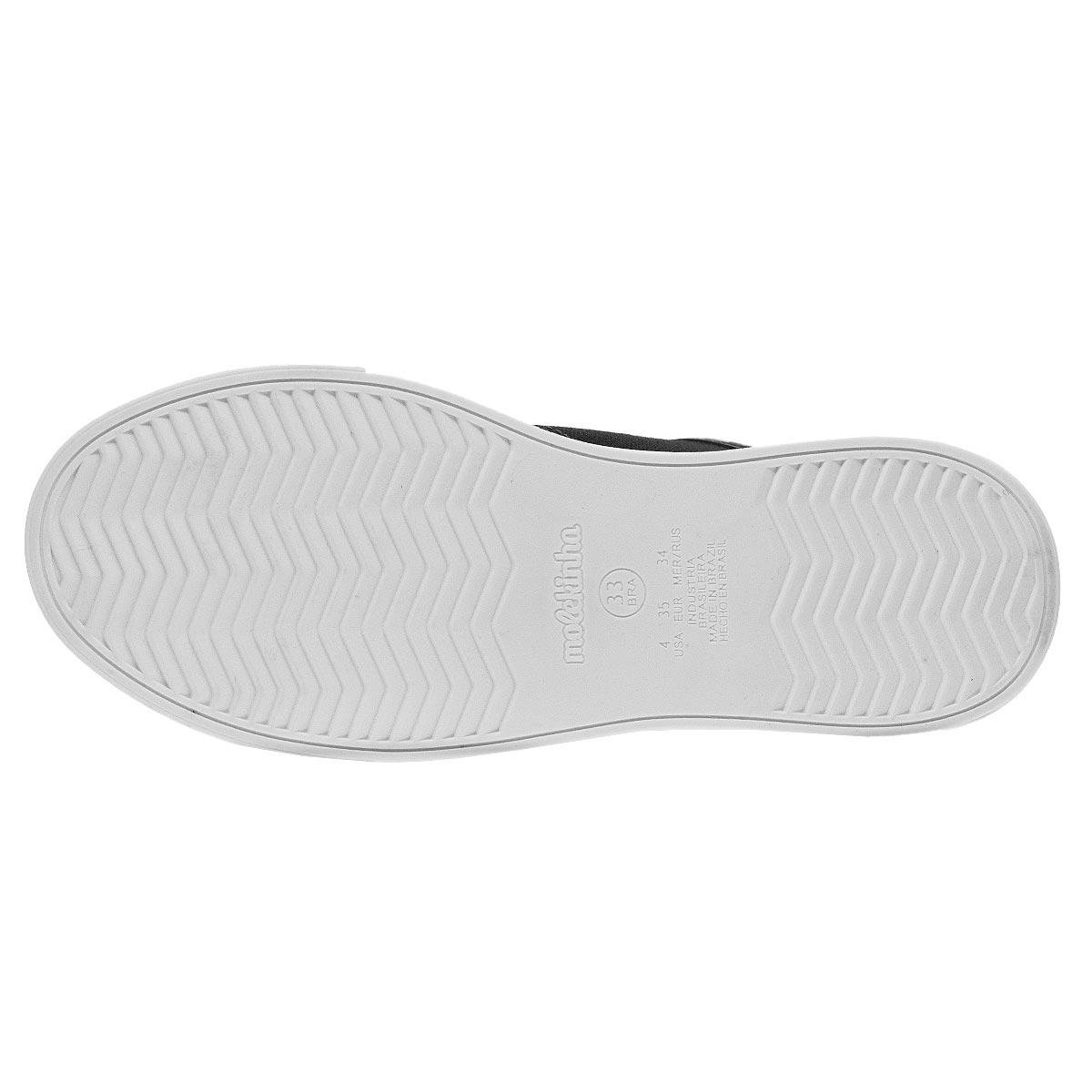 Tênis Casual Infantil Menina Molekinha 2565.105 Preto Preto 4