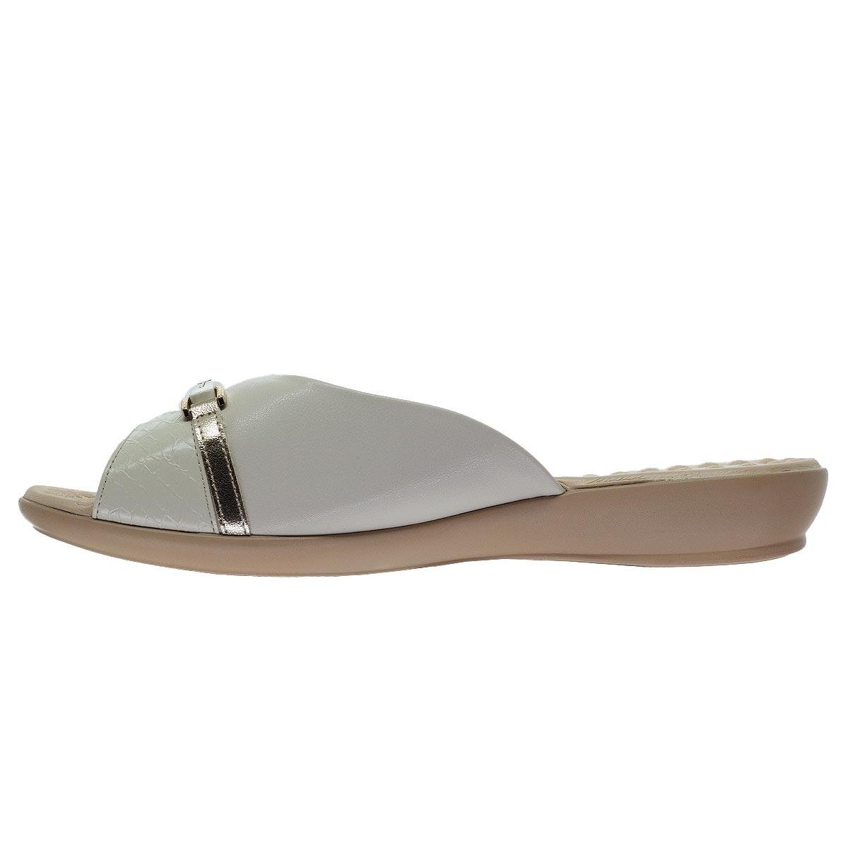 Tamanco Feminina Piccadilly 500375 Offwhite Off White 2