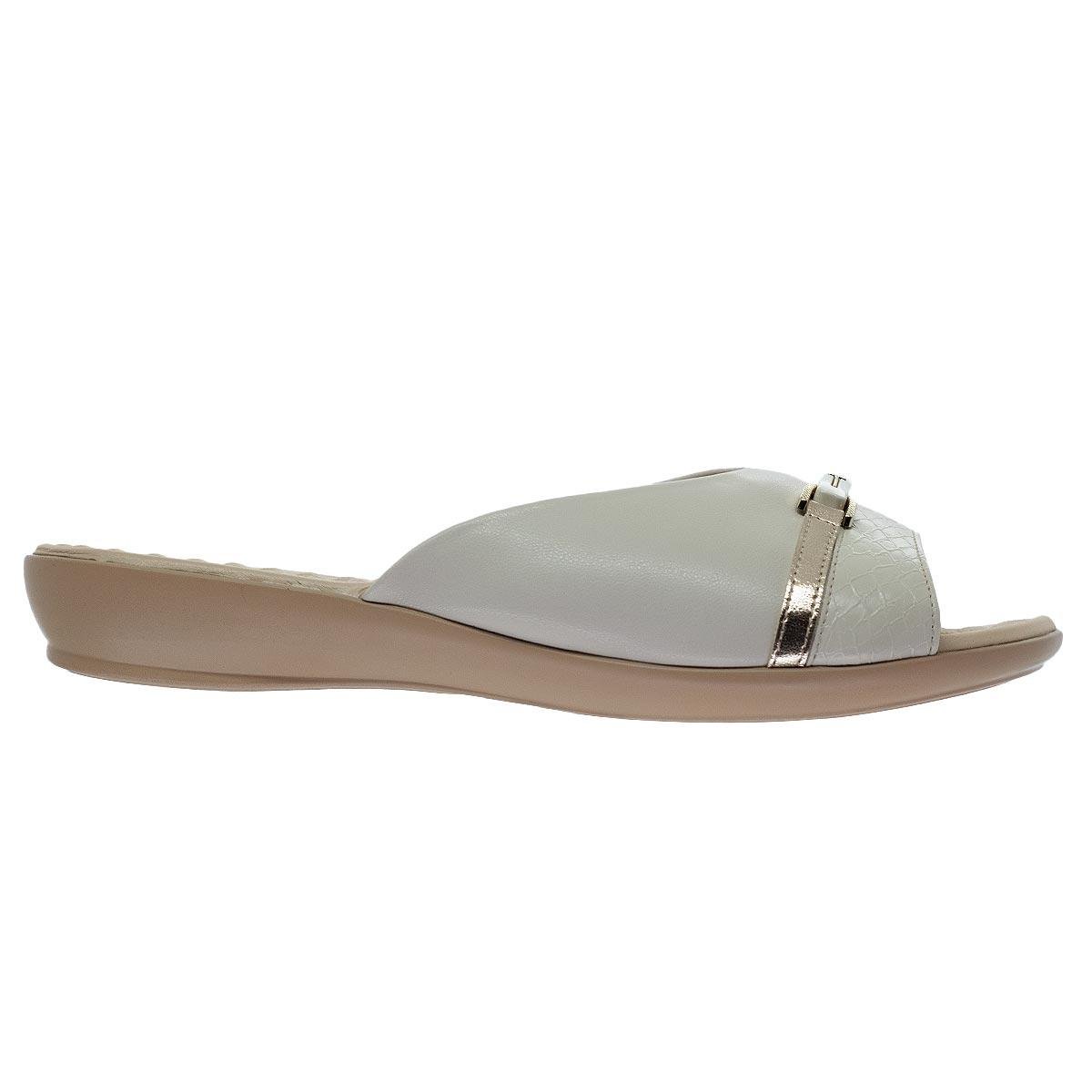 Tamanco Feminina Piccadilly 500375 Offwhite