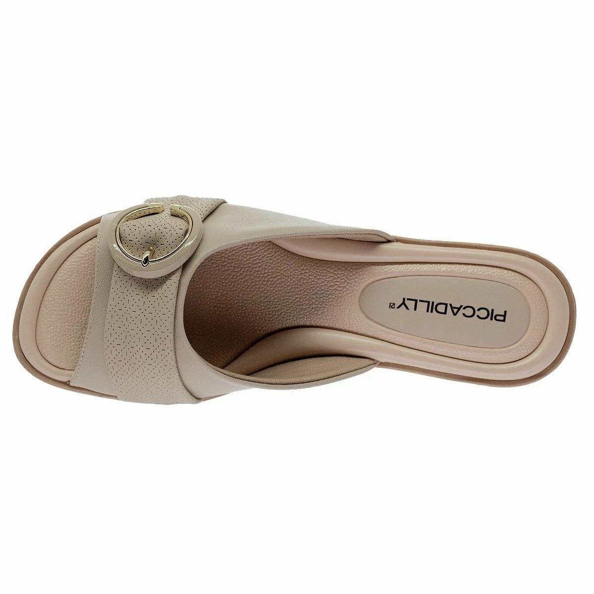 Tamanco Feminina Piccadilly 590040 Nude Nude 3