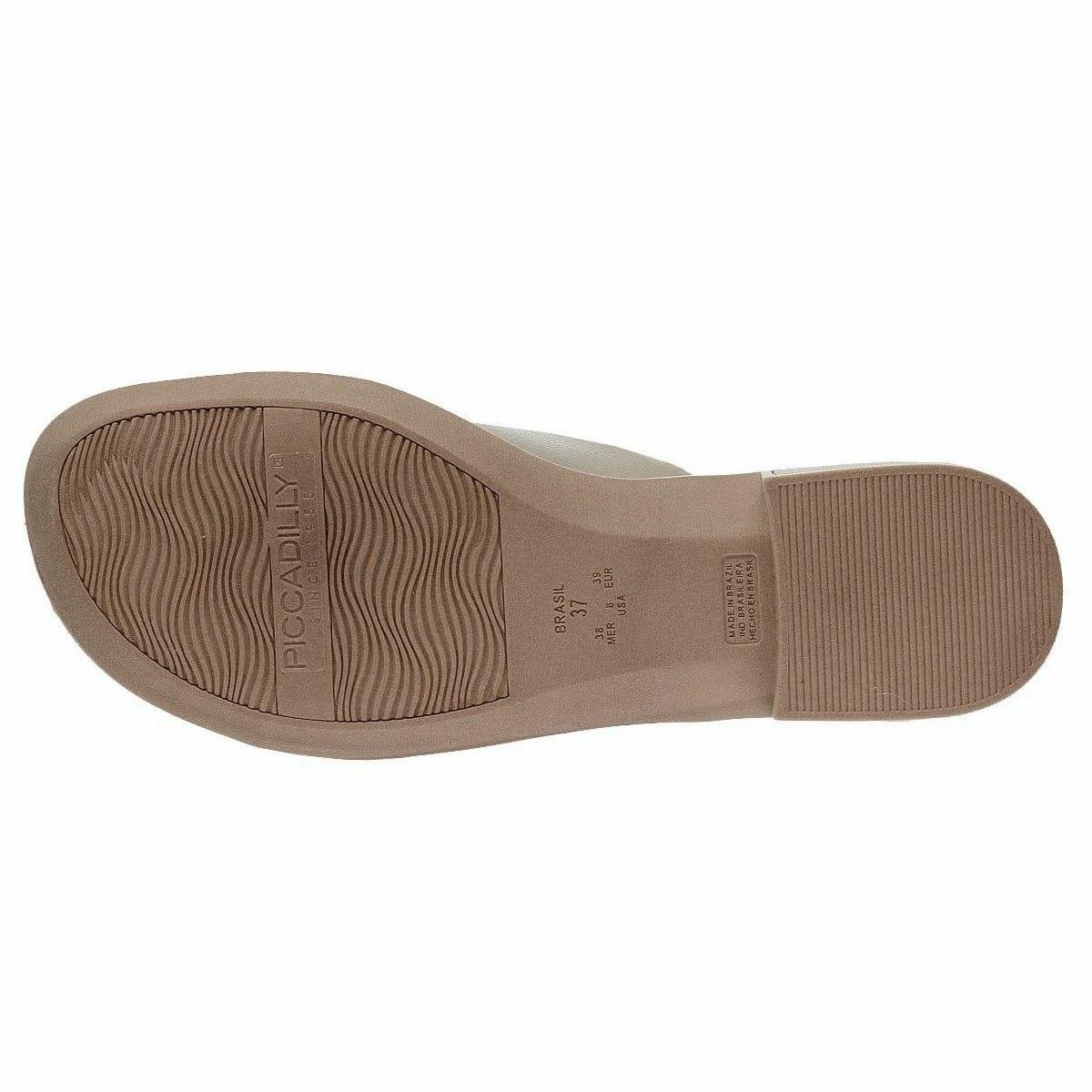 Tamanco Feminina Piccadilly 590040 Nude Nude 4