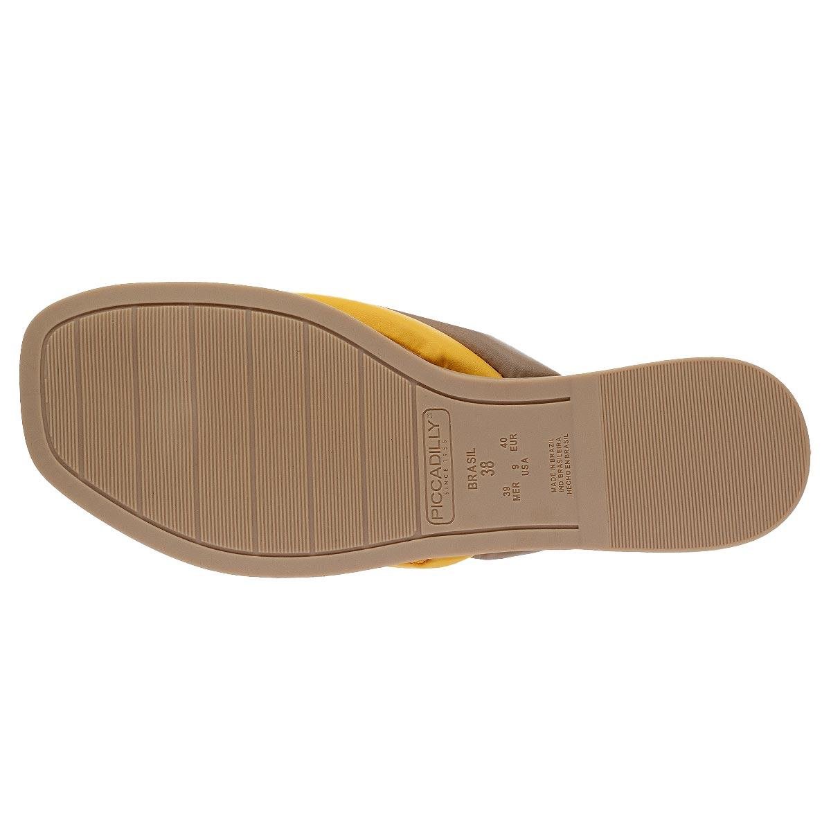 Tamanco Rasteiro Piccadilly 508040 Bege Bege 4