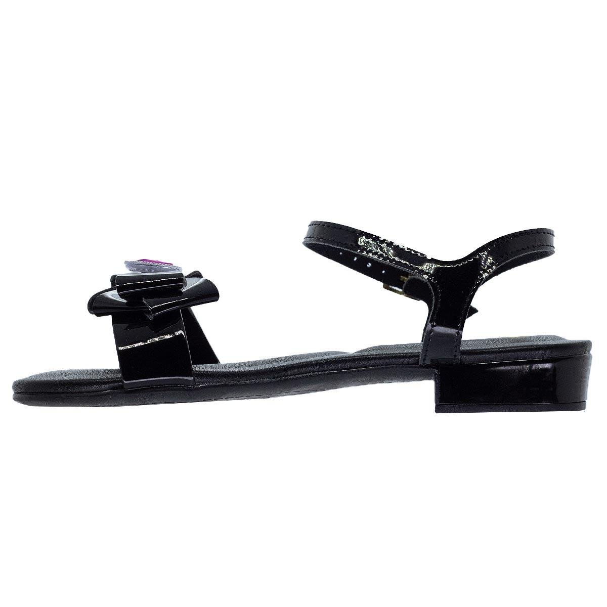 Sandália Infantil Menina Molekinha 2318.341 Preto Preto 2