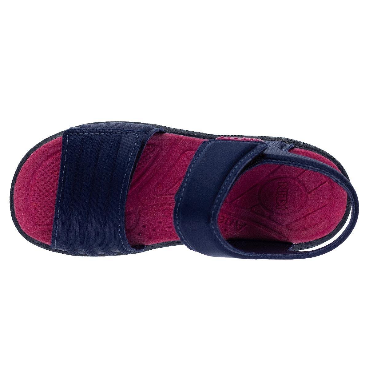 Sandália Infantil Menina Klin 711145000 Marinho Azul Marinho 3