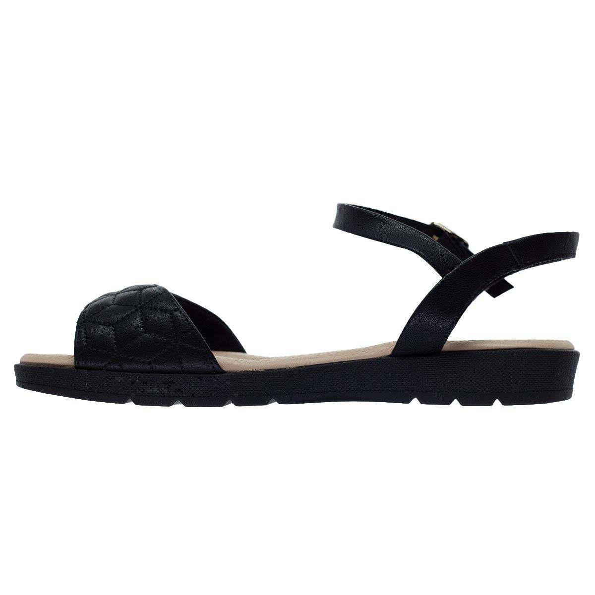 Sandália Feminina Piccadilly 410027 Preta Preto 2