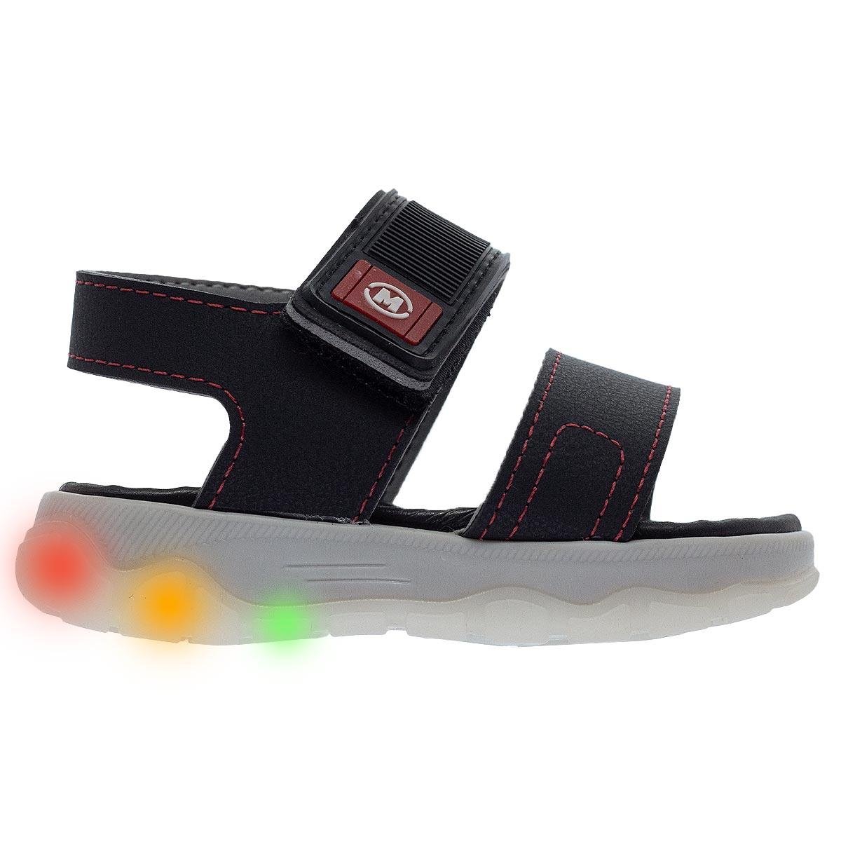 Sandália Infantil Menino Molekinho 2624.206 Preto