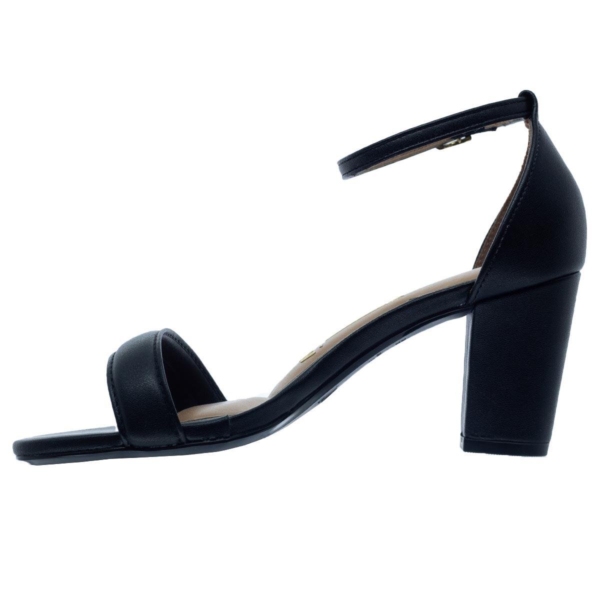 Sandália Salto Médio Feminina Vizzano 6262.1029 Preto Preto 2