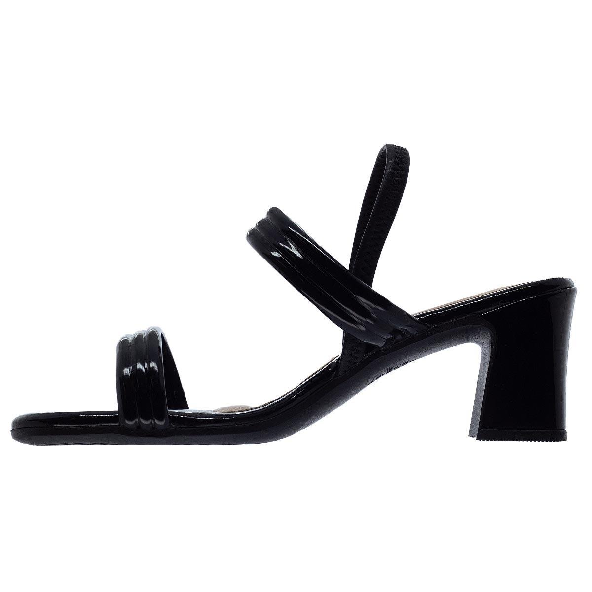 Sandália Salto Médio Feminina Mississipi MC143 Preto Preto 2