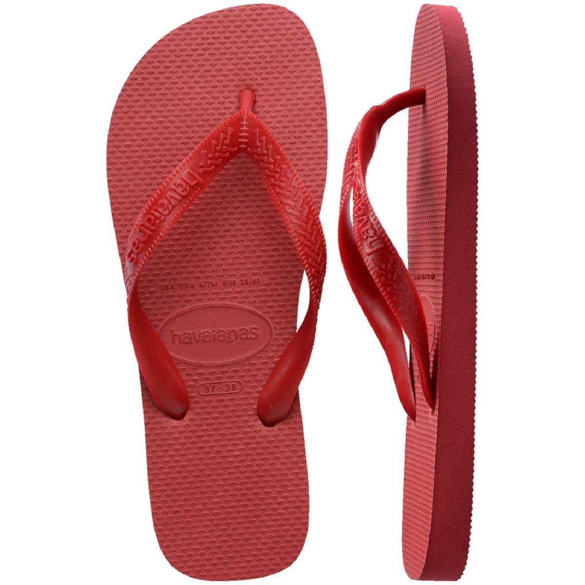 Chinelo Feminino Havainas Top Vermelho Vermelho 4