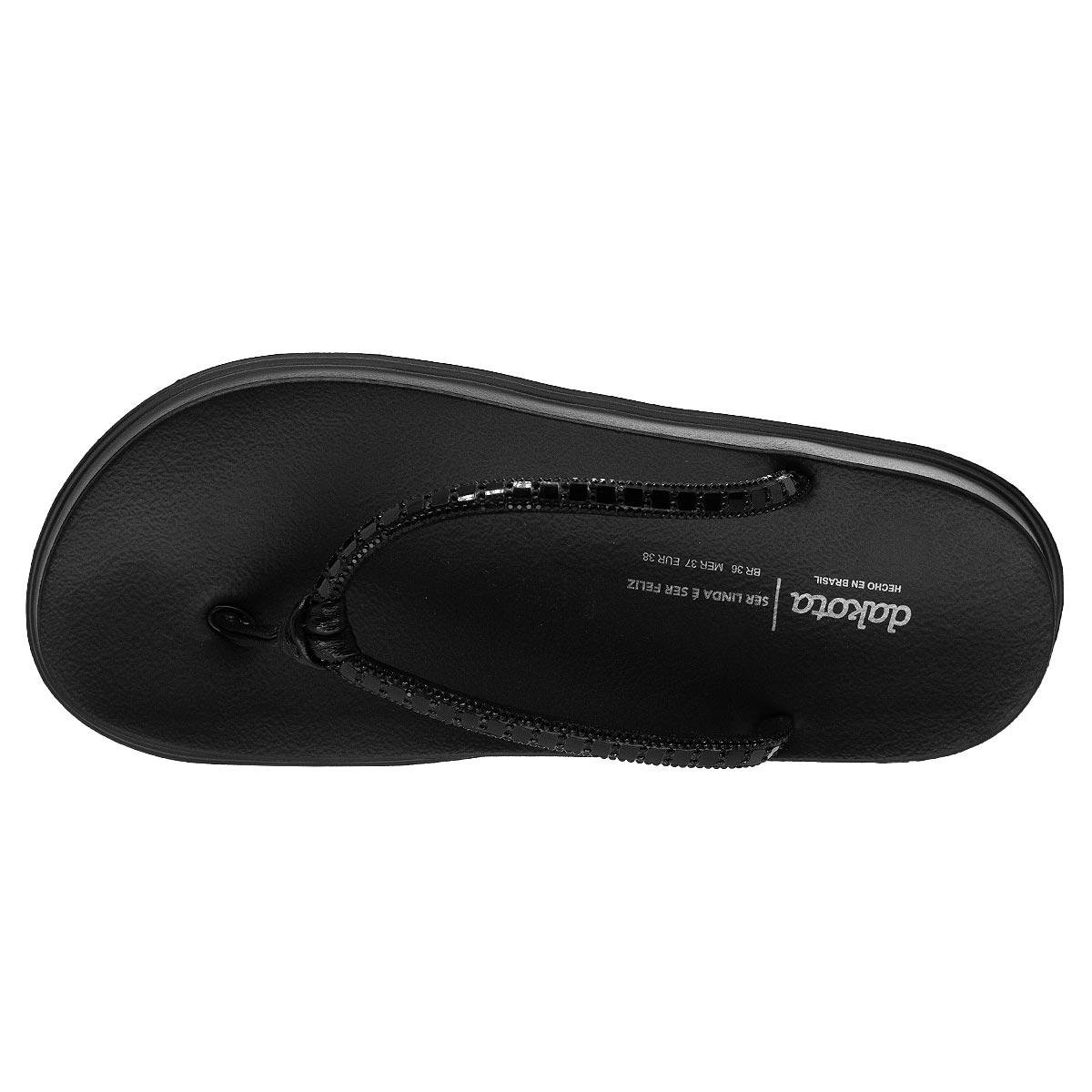 Tamanco Papete Feminino Dakota Y7591 Preto Preto 3