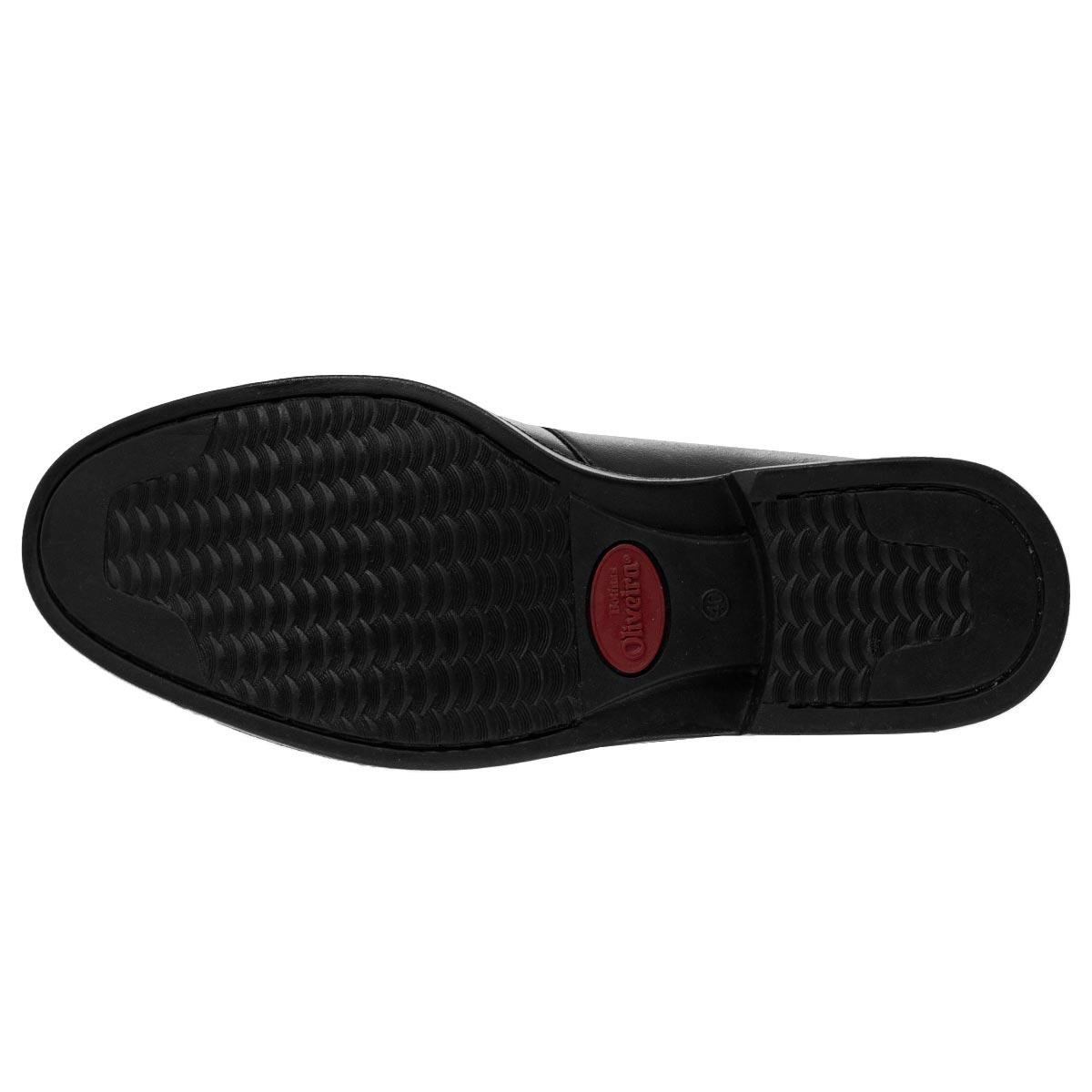 Bota Social Masculina Oliveira 500 Preta Preto 4