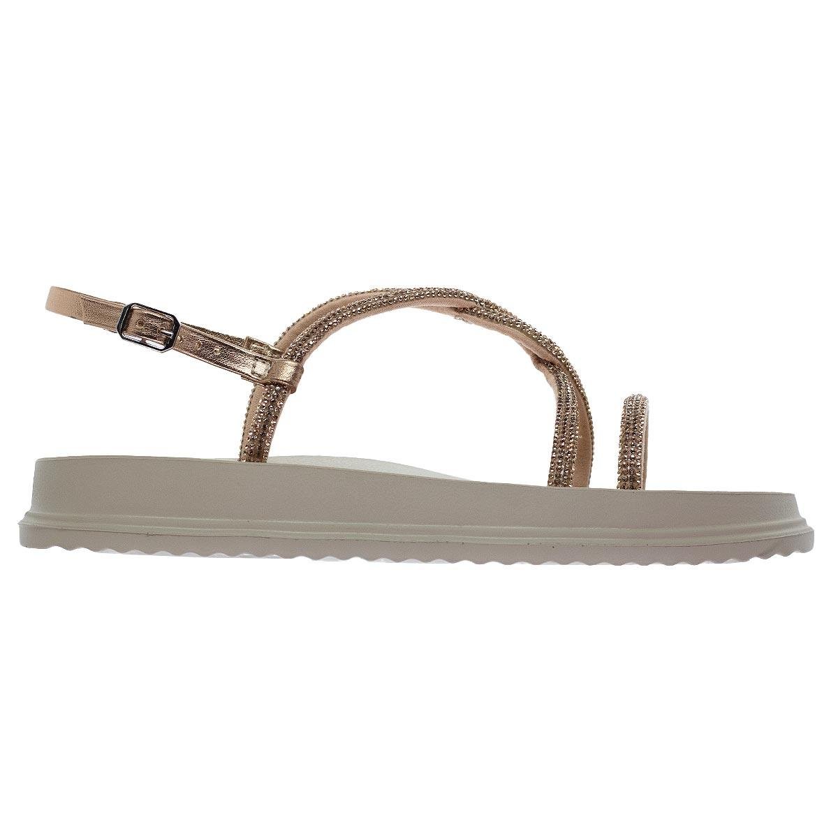 Sandália Papete Feminino Dakota Y6246 Bege