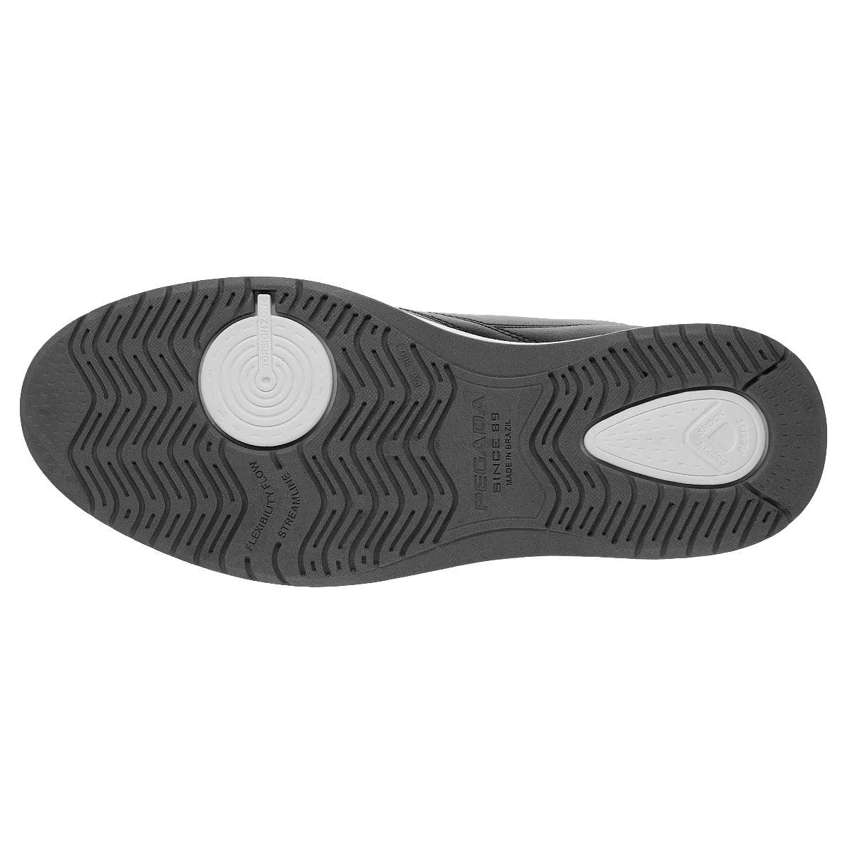 Sapatênis Masculino Pegada 172005 Preto Preto 4