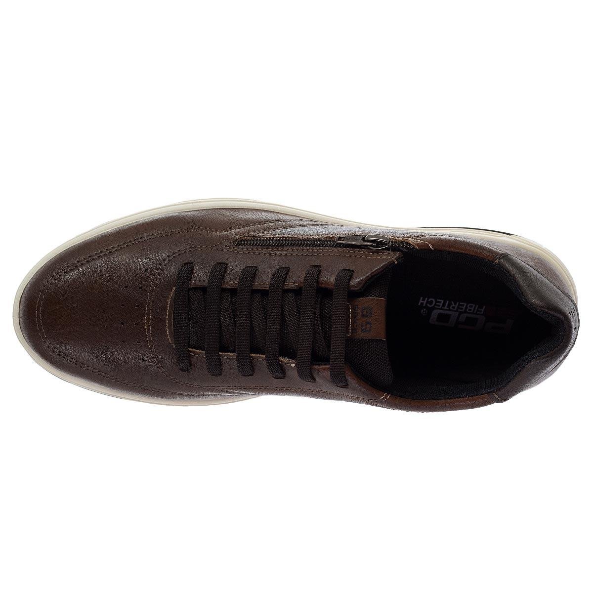 Sapatênis Masculino Pegada 172005 Marrom Marrom 3