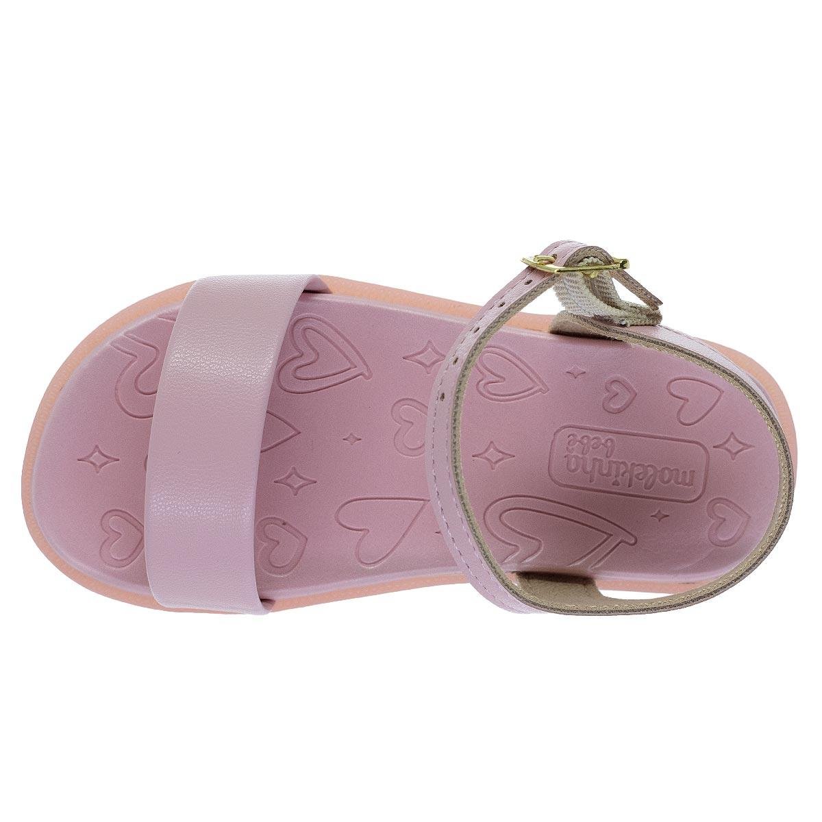 Sandália Infantil Menina Molekinha 2741.200 Rosa Rosa 3