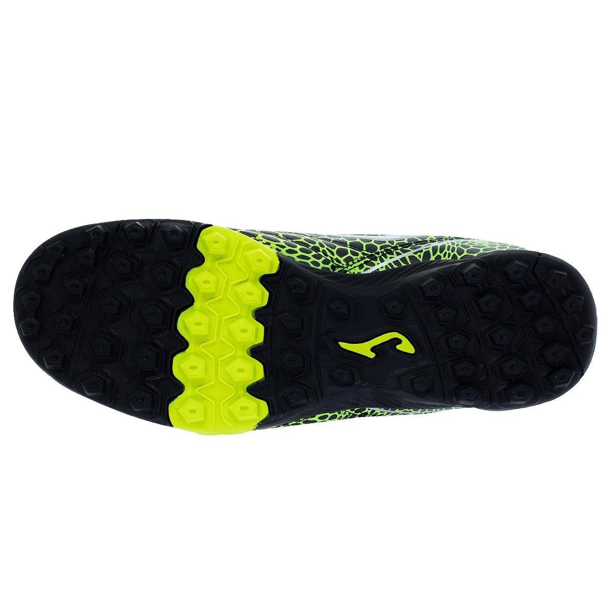 Chuteira Society Masculina Joma Turf Máxima Preta Preto 4