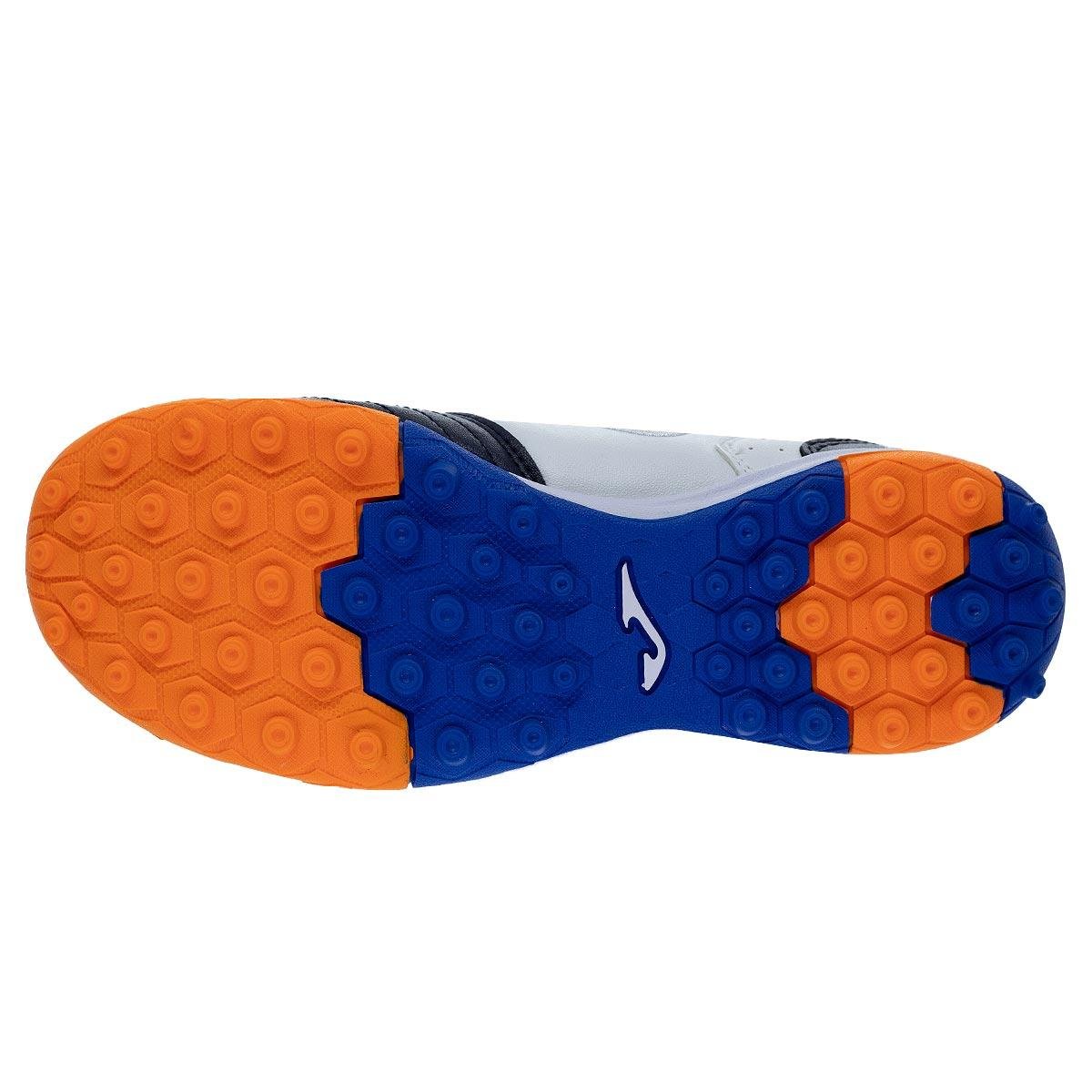 Chuteira Society Infantil Menino Joma Top Flex JR Branca Branco 4