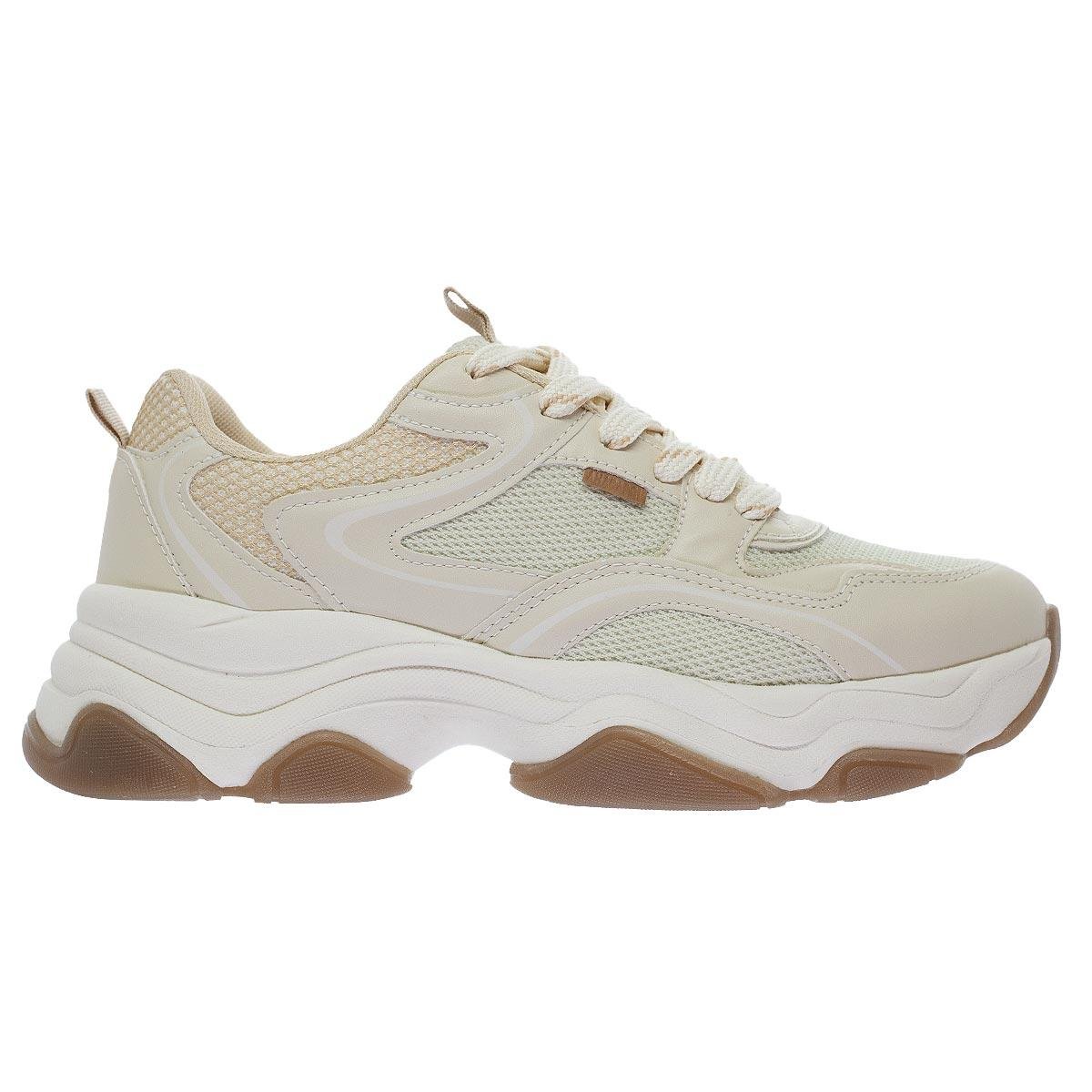 Tênis Casual Feminino Anacapri C30733 Bege